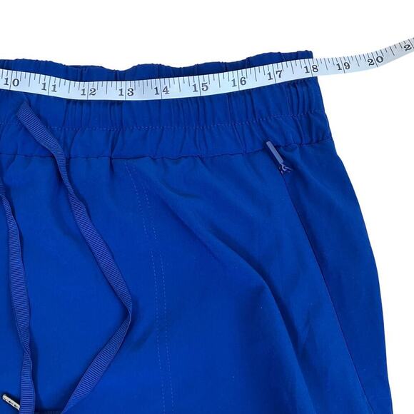 Chico’s Zenergy Woven Jogger Pant Imperial Blue Cargo Pockets Lightweight Casual - Picture 13 of 16